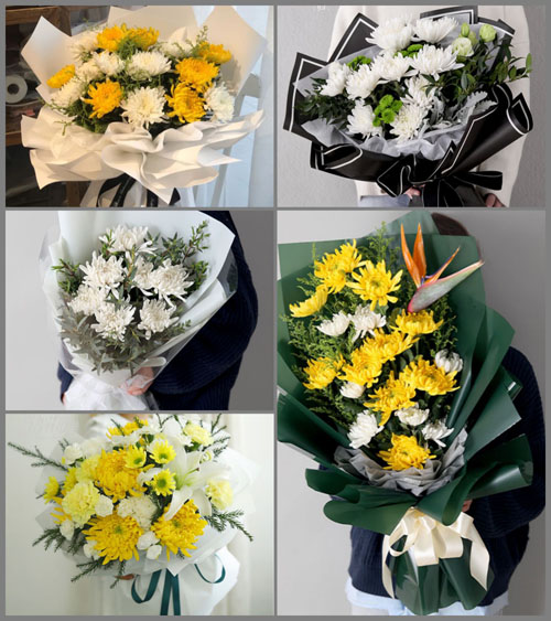 广东江门市恩平市恩城街道茶坑村白事花束代送